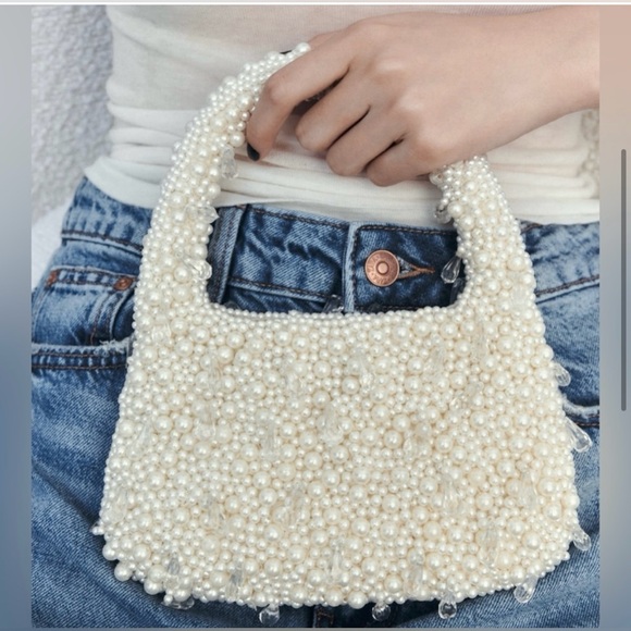 Zara PEARL SHOULDER BAG - Picture 3 of 6